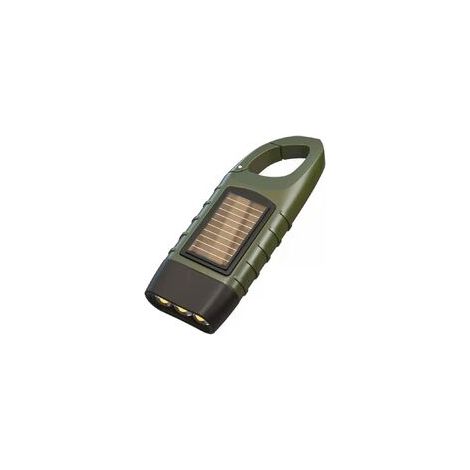 EASYCOMFORT Lampe de poche rechargeable à manivelle, LED solaire, dynamo, pour camping et secours (1/4)
