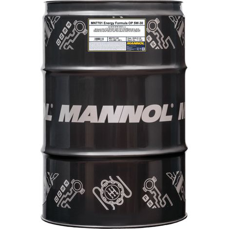 MANNOL - Huile moteur 5W30 C2/C3 7701 - Fût de 208 litres - MN7701-DR - Ce produit de marque MANNOL est neuf.