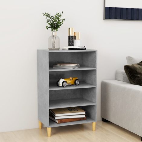 Sideboard Betongrau 57x35x90 cm Holzwerkstoff