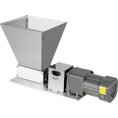 moulin à grains électrique Acier Inox, 75W 75rpm, Capacité 4L, Rendement 20kg/h, Meules Réglables 0-2.5mm, Moteur Cuivre Silencieux, pour Farine de Blé, Maïs, Riz et Aliments du Bétail (1/5)