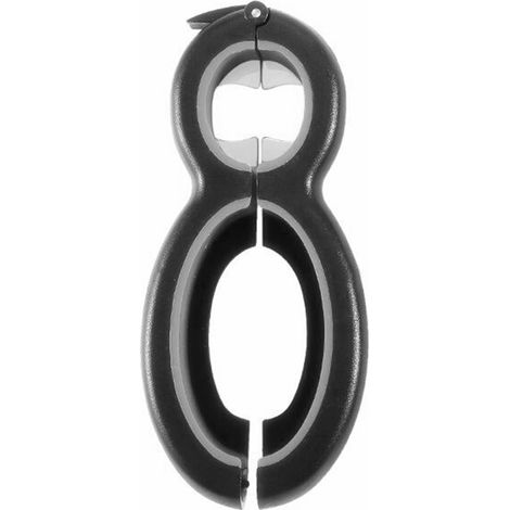 Ouvre-bocal multifonction 6 en 1, outil tout-en-un pour dévisser les couvercles : pince à bocaux, ouvre-boîtes, ouvre-vin et ouvre-bière pour une ouverture facile (1/5)