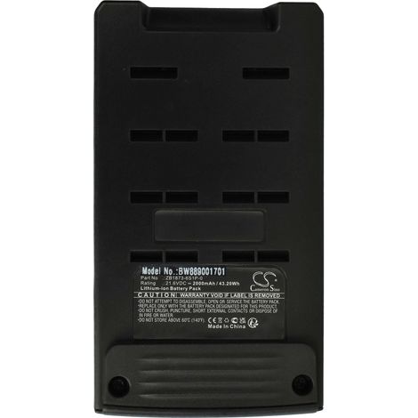 vhbw batteria compatibile con Tineco PURE ONE S12, S12 PRO aspirapolvere (2000mAh, 21,6V, Li-Ion)
