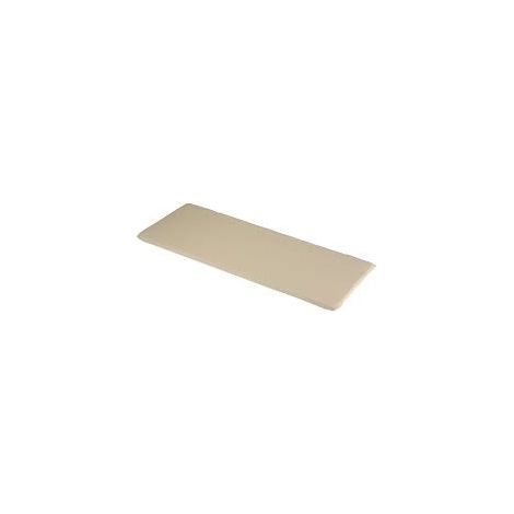 2 Seater Bench Outdoor Garden Furniture Cushion - L116 x W46 x H4 cm - Cream