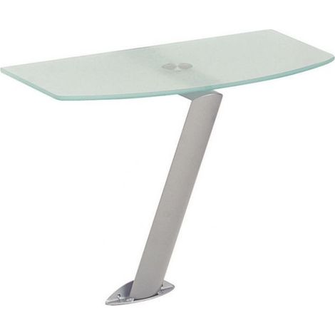 Console Murale Design "Isée" 50cm Transparent
