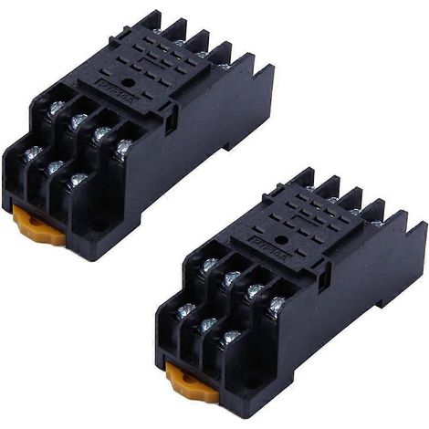 2PCS PYF14A Base de relais de puissance sur rail DIN 14 broches pour MY4NJ HH54P-- (1/5)