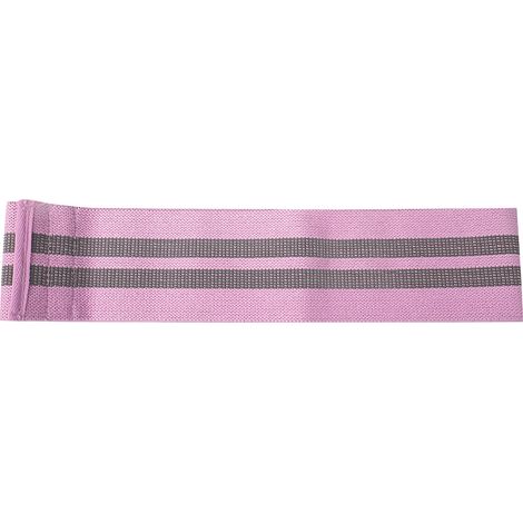 1 Bande de résistance élastique, antidérapante, en polyester coton, pour fitness, yoga, musculation (1/5)