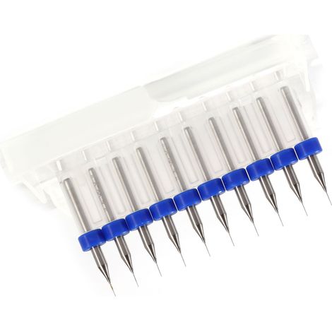Set mit 10 Bohrern für Leiterplatten (1/5)