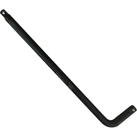 Poignée d'extension en forme de L avec adaptateur de douille pour clé en forme de L de 1/2" (350 mm) (1/4)