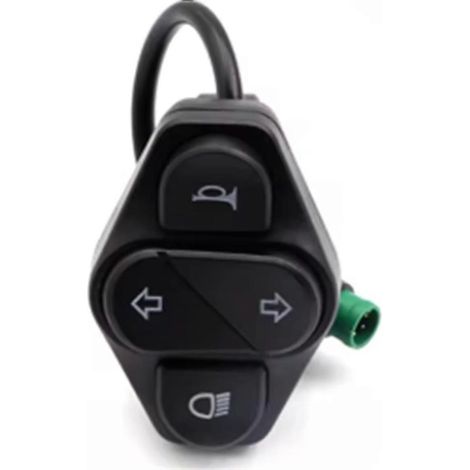 Interruttore fari AURA a 5 pin, accessorio per indicatori di direzione per monopattino elettrico Kukirin G2 Master