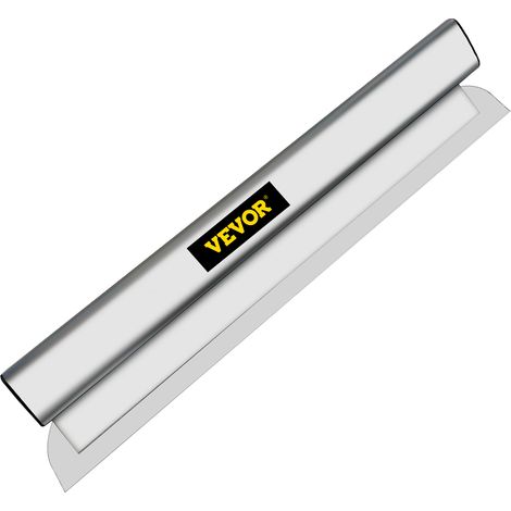 Mophorn – Lame d'écumage 100 cm en acier inoxydable – Poignée ergonomique antidérapante – Lame interchangeable pour plâtre et peinture