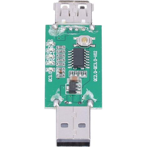 Carte de test pour adaptateur de charge rapide QC3.0 avec boutons (1/5)
