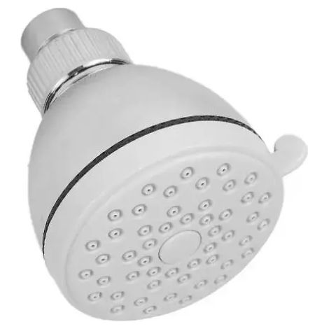 Soffione doccia tondo in abs modello cyclope 1/2" 2 getti AMBRA WATER
