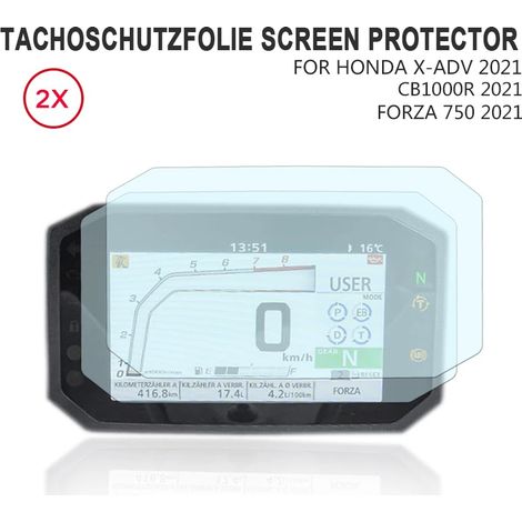 Film de protection pour tableau de bord des motos Honda CB1000R X-ADV 750 et FORZA 750. (1/4)