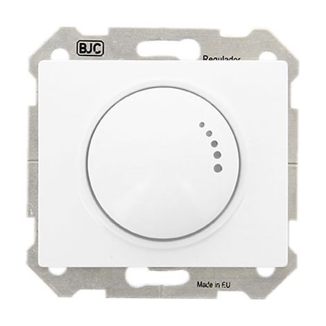 Siemens – Variateur 500W blanc Delta Iris – Pour lampes incandescentes et halogènes – Fixation facile sans outils – Résistant aux rayures et intempéries (1/6)