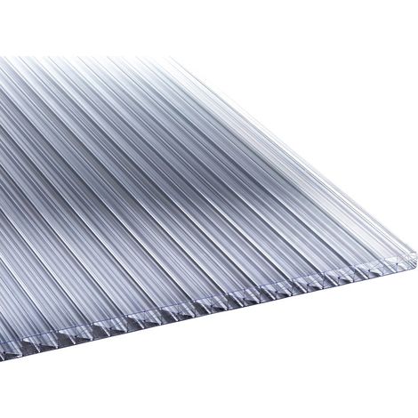 Fachwerk Polycarbonat S5P 980 x 4500 mm, glasklar, 16 mm