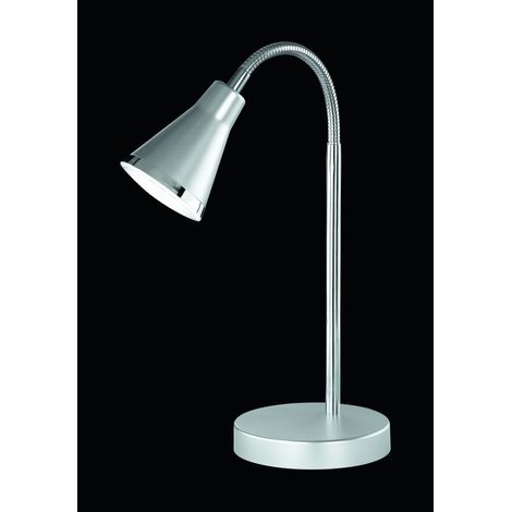 Lampada tavolo da Interno a LED in Plastica Titanio