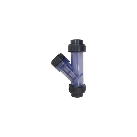 Filtre Tuyau PVC y Type 20 25 32 40 50 63mm Filtre Maille Aquarium Irrigation crépine PVC Filtre Tubulaire … (32mm Diamètre intérieur) (1/5)