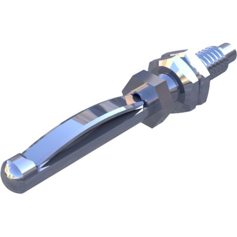 Hirschmann Test & Measurement VST 20 Bananenstecker Stecker, Einbau vertikal Stift-Ø: 4 mm Vernickel