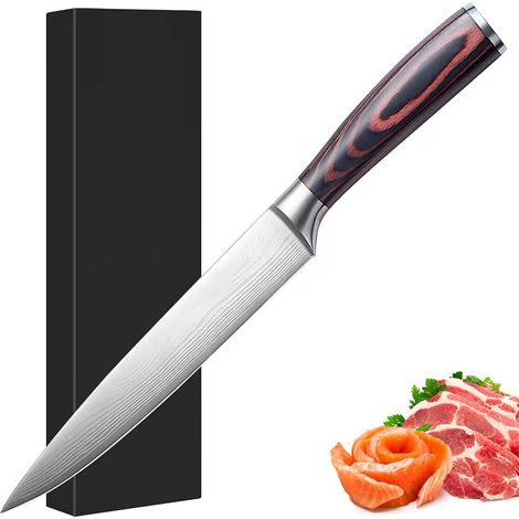 Couteaux de cuisine 5Cr15Mov — Couteau de chef et couteau utilitaire (Acier inoxydable allemand) (1/5)
