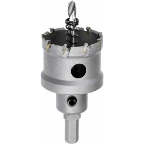 Scie Cloche Carbure Trépan Scie à Trou 42mm TCT pour 5mm Acier Inox Feuille Métal