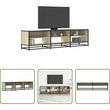Holzwerkstoff - TV-Schrank Sonoma-Eiche 180x40x46 cm Holzwerkstoff (1/5)
