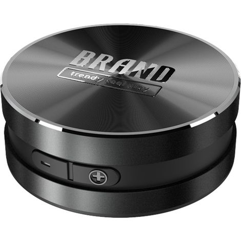 Mini enceinte Bluetooth à conduction osseuse, portable, sans fil, son stéréo, basses, créative, portable, mini lecteur de musique (1/4)