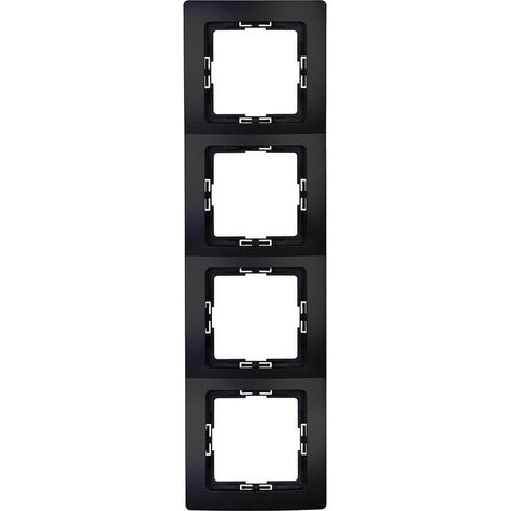 Kopp Rahmen Abdeckung Paris Schwarz (matt) 308750065 (308750065) (1/2)