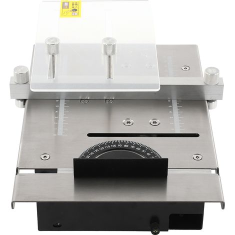 Mini scie circulaire de table, modèle à monter soi-même, machine de découpe électrique de précision, outil ménager réglable, 12-24 V CC (1/5)