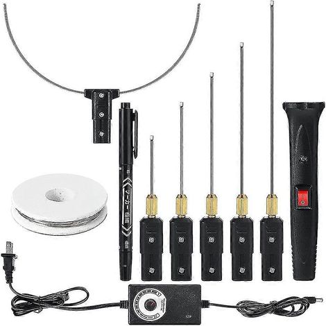 Kit de découpe de mousse à fil chaud avec contrôle de température, découpe électrique 100-240V/24W, adapté aux arts et à l'artisanat. (1/5)