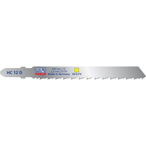 Lames pour scie sauteuse Wilpu HC 12 D 5 unités (1/2)