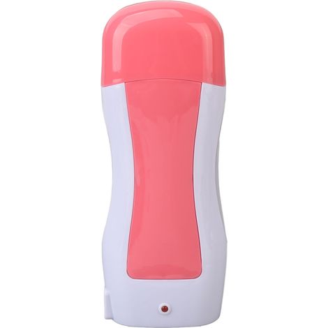 Chauffe-cire pour épilation, appareil portable à fonte rapide, avec fente transparente, rose, prise américaine 110 V (1/5)