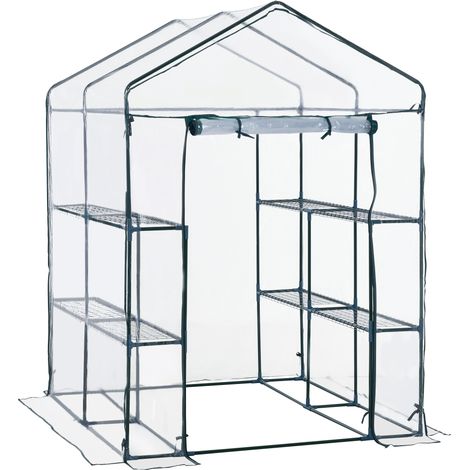 Serre de jardin JENNY transparente (1/5)