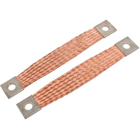 2 stücke 150mm x 20mm Drahtgeflecht Flexible Kupfer Geflecht Elektrische Verbindung (b5437d5c57f2...