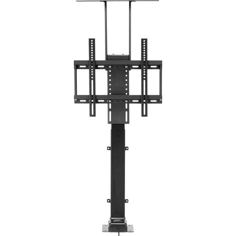 Support de télévision motorisé avec levage, charge maximale de 60 kg, support de fixation vertical réglable avec télécommande, pour téléviseurs de 32 à 55 pouces (hors meuble) / de 32 à 50 pouces (dan (1/5)