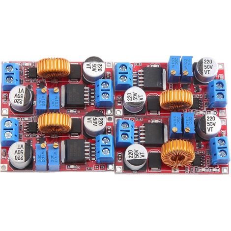 Module de charge de batterie Li-Ion 5A Courant constant Tension LED Alimentation Buck Module de carte verticale rouge (1/5)
