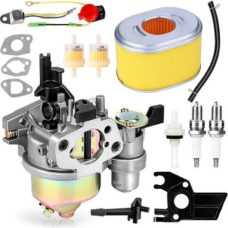 Vergaser-Reparatursatz für Honda GX160 5,5 PS, GX120, GX140, GX168 und GX200 6,5 PS, für WP30X-Motoren, inklusive Wasserpumpe. Ersetzt die Teilenummern 16100-ZH8-W51, 16100-ZH8-W61, 16100-ZE1-814 und (1/5)