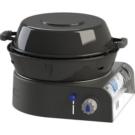 Barbecue à gaz compact Safari Chef 30 – Allumage piezoélectrique – 39 cm hauteur – 32 cm largeur – Sac de transport inclus – Cadac (1/7)