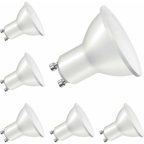 Ampoule LED GU10 Ampoules LED GU10 Blanc Chaud, Équivalent Halogène 40W, Ampoule Spot LED 5W 400lm, Ampoule Spot LED à Économie d'Énergie, Faisceau Large 120° Ampoules LED g10 pour Plafonniers, Non Di (1/5)