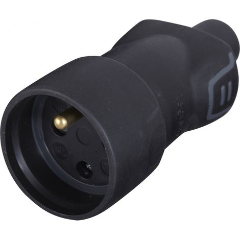 Legrand Enchufe eléctrico negro 16 A IP44 IK08 (1/2)