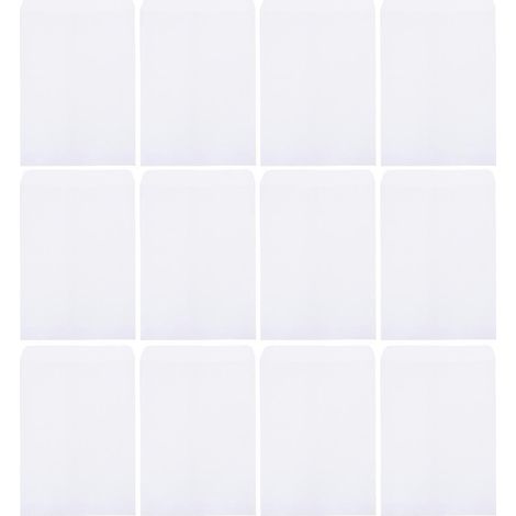 100 enveloppes vierges en papier pour factures, reçus et espèces-17.5x12.5cm-White