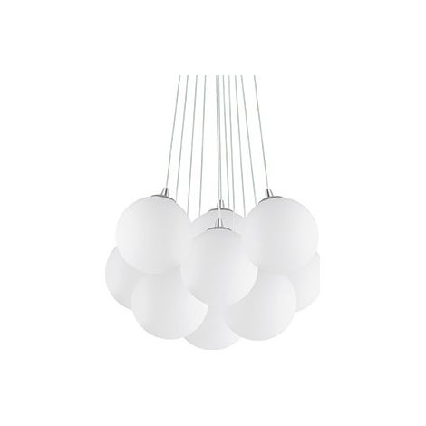 Ideal Lux Mapa Bianco - 11 Light Small Cluster Anhänger Weiß, E14 (1/2)