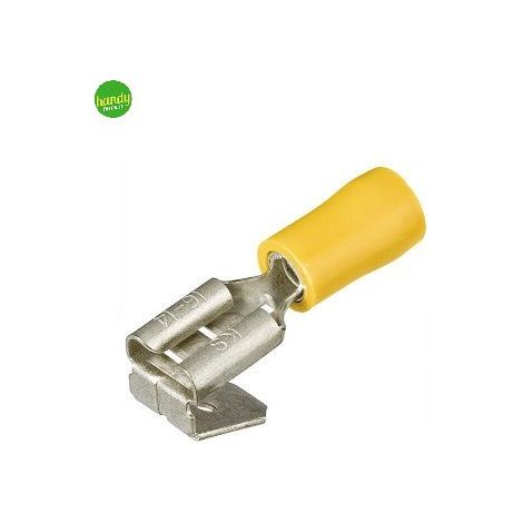 Capicorda Electraline m/f 6,35mm 10pz giallo