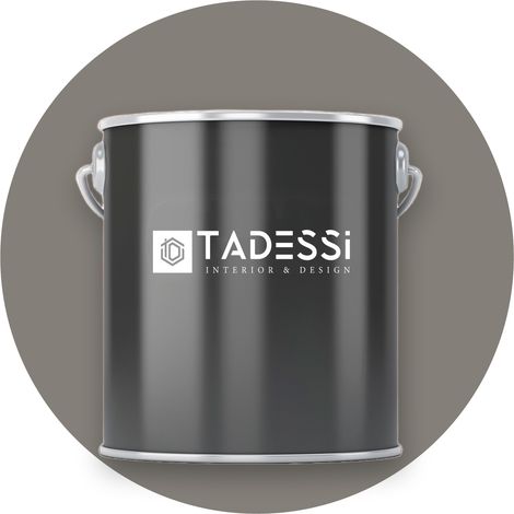 TADESSI Wandfarbe Grau - Sandstein - abwaschbare Innenfarbe matt - Dispersionsfarbe - Geruchsarm und Lösemittelfrei (1/5)
