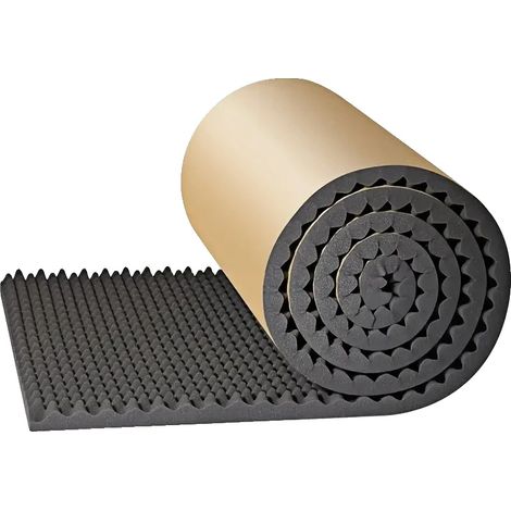 Coton Acoustique, Réduction du Bruit, Installation Facile, 4PCS-200x50x2cm (1/2)