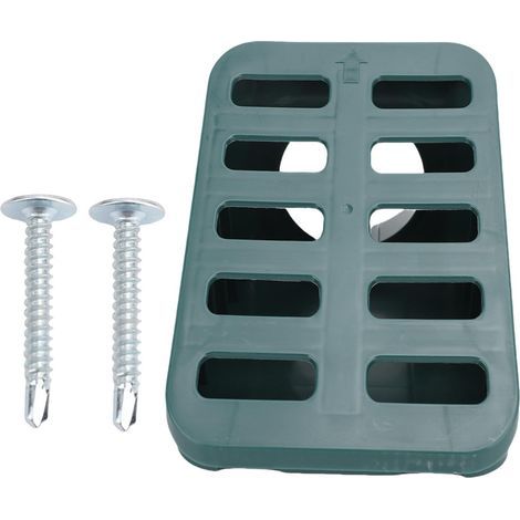 Grille de drainage de cour à grille de pelouse, robuste, en PP, à onglet robuste, pour tuyau d'interface de 3/4 pouces, vert (1/5)