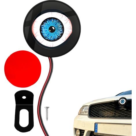 Yeux pour voiture, modification de la grille dynamique avec modes multiples pour moto, lumière pour voitures électriques, pour véhicules homme, SUV, berline, camion, vélo, décorations de (1/5)