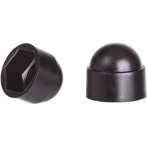 CSPARKV Cache-écrous M10 pour clé de 17 Noir 100 pcs. (1/3)