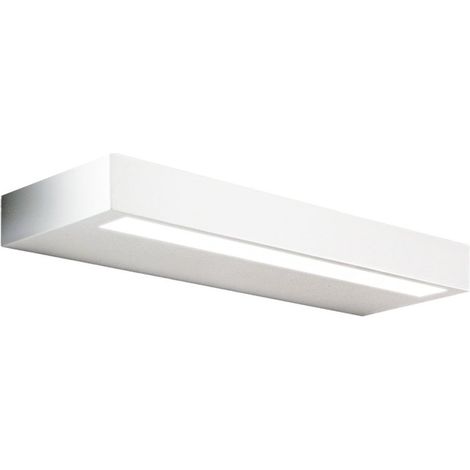 Applique moderne gea luce gap double gap522 applique led bi-émission en aluminium