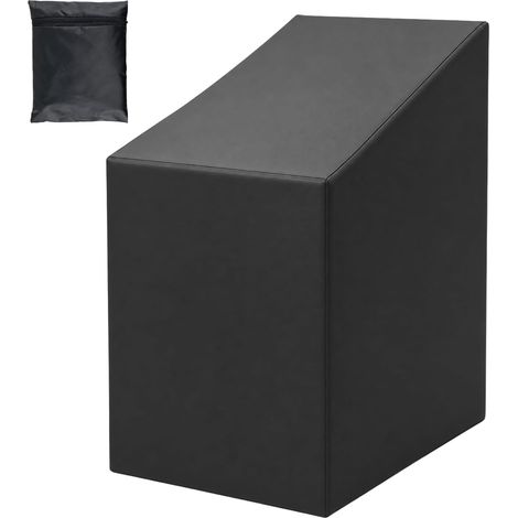 Housses de Chaises de Jardin Exterieur Imperméable Oxford 210D Noir 1148565cm pour 6 Chaises Empilables Imperméable Anti-UV Housse Chaise Exterieur avec Cordon Serrage Contre Vent (1/5)