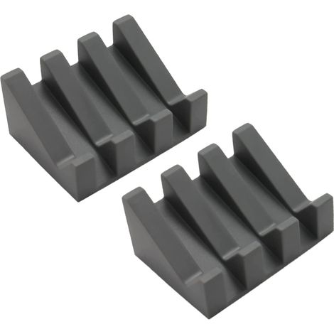 Set mit 2 Silikon-Seifenschalen mit schrägem Abfluss, Abtropfschale für Bad und Küche, leicht zu reinigen (1/5)